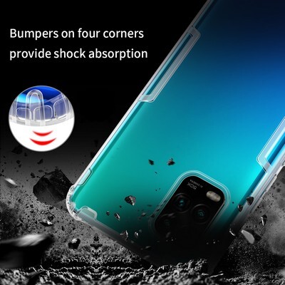 Силиконовый чехол Nillkin Nature TPU Case Прозрачный для Xiaomi Mi10 Youth 5G (Mi10 Lite 5G)(4)