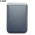 Магнитный кошелек K-DOO / KZDOO Leather Wallet MagSafe серый(#1)