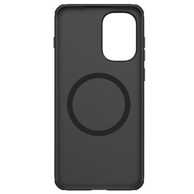 Пластиковый чехол с пластиной Magsafe Nillkin Super Frosted Shield Pro Magnetic Case черный для OnePlus Ace 6/ Ace 6T(4)
