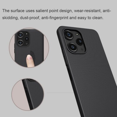 Пластиковый чехол Nillkin Super Frosted Shield Красный для Xiaomi Redmi 12(5)