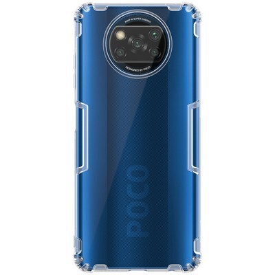 Силиконовый чехол Nillkin Nature TPU Case Прозрачный для Xiaomi Poco X3/ Poco X3 Pro(1)