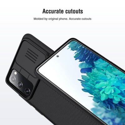 Чехол-накладка Nillkin CamShield черная для Samsung Galaxy S20 FE(4)