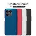 Пластиковый чехол с подставкой Nillkin Super Frosted Shield Синий для OnePlus Ace Racing(#5)