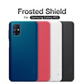 Пластиковый чехол с подставкой Nillkin Super Frosted Shield Синий для Samsung Galaxy M51(#5)