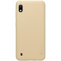 Пластиковый чехол с подставкой Nillkin Super Frosted Shield Золотой для Samsung Galaxy A10(#1)