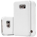 Кожаный чехол Nillkin Qin Leather Case White для Samsung G925F Galaxy S6 Edge(#3)