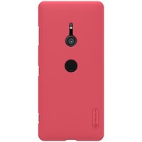 Пластиковый чехол с подставкой Nillkin Super Frosted Shield Красный для Sony Xperia XZ3