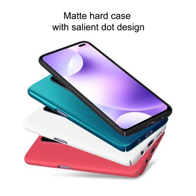 Пластиковый чехол с подставкой Nillkin Super Frosted Shield Черный для Xiaomi Redmi K30 (Poco X2)(3)
