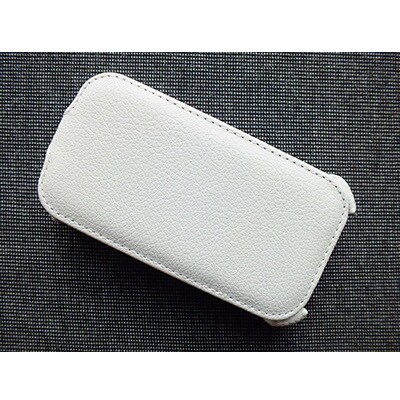 Кожаный чехол книга Armor Case White для Samsung i8160 Galaxy Ace 2(1)