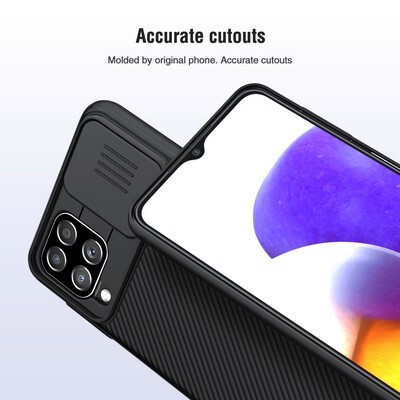 Чехол-накладка Nillkin CamShield Синяя для Samsung Galaxy A22(4)