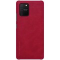 Кожаный чехол Nillkin Qin Leather Case Красный для Samsung Galaxy S10 Lite(#2)