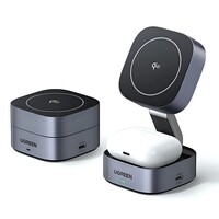 Зарядное устройство беспроводное Ugreen W702-35316 MagSafe Qi2 15W