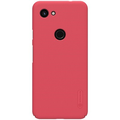 Пластиковый чехол с подставкой Nillkin Super Frosted Shield Красный для Google Pixel 3a(1)