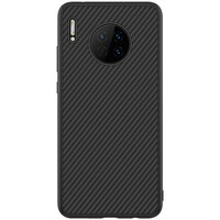 Пластиковый чехол Nillkin Synthetic Fiber Черный для Huawei Mate 30