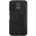 Кожаный чехол Nillkin Qin Leather Case Black для Motorola Moto G4(#2)