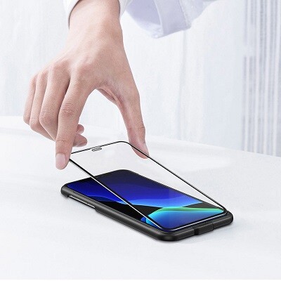 Защитное стекло Baseus Full Screen 0.3 мм 9H (SGAPIPH61-WD01) 2шт для Apple iPhone XR(5)