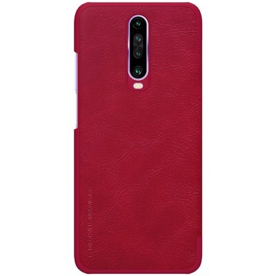 Кожаный чехол Nillkin Qin Leather Case Красный для Xiaomi Redmi K30 (Poco X2)(2)