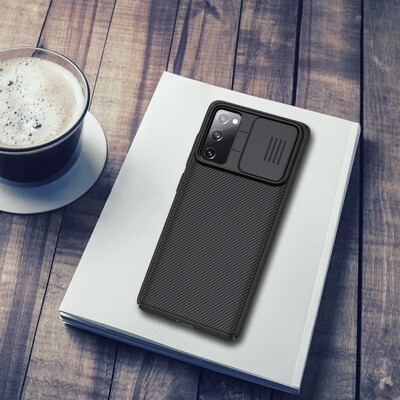 Чехол-накладка Nillkin CamShield черная для Samsung Galaxy S20 FE(6)