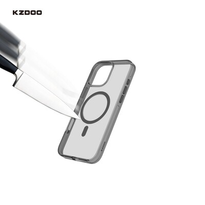 Пластиковый чехол KZDOO Iceguard Magsafe прозрачный для Apple iPhone 16 Pro(8)