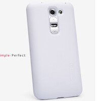 Пластиковый чехол Nillkin Super Frosted Shield White для LG Optimus G2 Mini D618