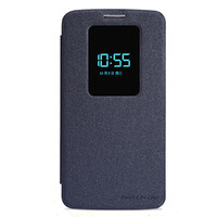 Полиуретановый чехол Nillkin Sparkle Leather Case Black для LG Optimus G2 D802