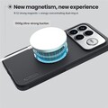 Пластиковый чехол с пластиной Magsafe Nillkin Super Frosted Shield Pro Magnetic Case черный  для Xiaomi Poco F8 Ultra(#11)