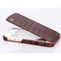 Кожаный чехол HOCO Knight Brown для Apple iPhone 5/5s/SE(#2)