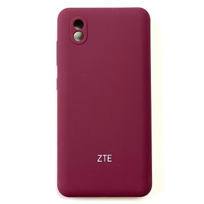 Силиконовый чехол Silicone Case бордовый для ZTE Blade A3 2020(1)