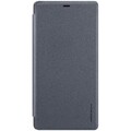 Полиуретановый чехол книга Nillkin Sparkle Leather Case Черный для Xiaomi Mi8 SE(#1)
