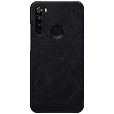 Кожаный чехол Nillkin Qin Leather Case Черный для Xiaomi Redmi Note 8/ Redmi Note 8 2021(2)