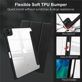 Защитный чехол книжка Acrylic TPU Case с креплением для стилуса серый для Apple iPad Pro 11 (2024)(#7)