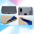 Полиуретановый чехол книга Nillkin Sparkle Leather Case Черный для Xiaomi Redmi 7(#4)