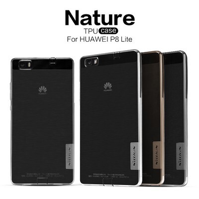 Силиконовый чехол Nillkin Nature TPU Case Grey для Huawei Ascend P8 Lite(4)