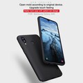 Пластиковый чехол с подставкой Nillkin Super Frosted Shield Черный для Samsung Galaxy A40(#3)