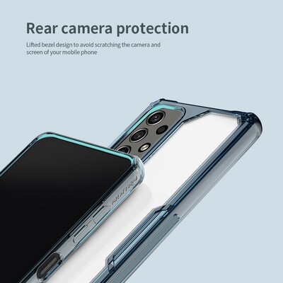 Силиконовый чехол Nillkin Nature TPU Pro Case Синий для Samsung Galaxy A53(6)