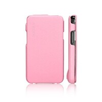 Кожаный чехол книга SGP Leather Case Argos Pink для Samsung i9100 Galaxy S2