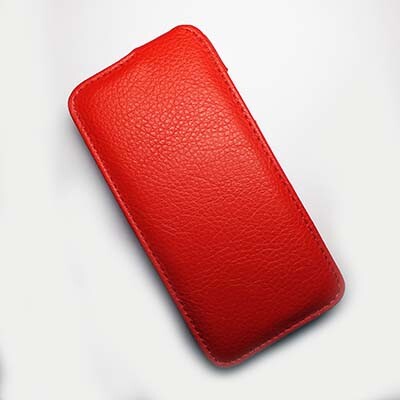 Кожаный чехол Armor Case Red для Lenovo IdeaPhone A516(1)