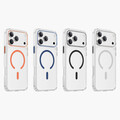 Пластиковый чехол Keephone Aurora MagSafe Case прозрачно-оранжевый для Apple iPhone 17 Pro Max(#2)
