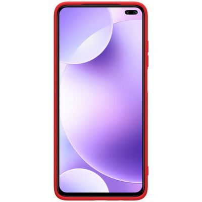 Силиконовый бампер Nillkin Rubber-wrapped Protective Case Красный для Xiaomi Redmi K30 (Poco X2)(2)