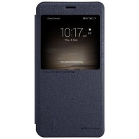 Полиуретановый чехол книга Nillkin Sparkle Leather Case Black для Huawei Mate 9