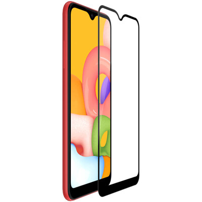 Защитное стекло Nillkin CP+Pro черное для Samsung Galaxy A01(4)