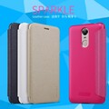 Полиуретановый чехол книга Nillkin Sparkle Leather Case Gold для Huawei Enjoy 6(#4)