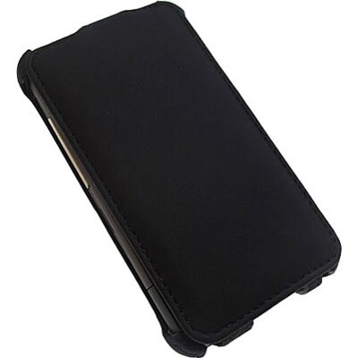 Кожаный чехол книга Armor Case Black для Samsung S8600 Wave 3(1)