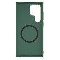 Пластиковый чехол с пластиной Magsafe Nillkin Super Frosted Shield Pro Magnetic Case Зеленый для Samsung Galaxy S24 Ultra(#3)