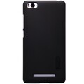 Пластиковый чехол с пленкой Nillkin Super Frosted Shield Black для Xiaomi MI4i(#1)