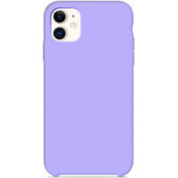 Силиконовый чехол с открытым низом лавандовый для Apple iPhone 11