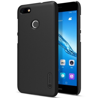 Пластиковый чехол с пленкой Nillkin Super Frosted Shield Black для Huawei P9 Lite Mini\ Y6 Pro 2017(3)