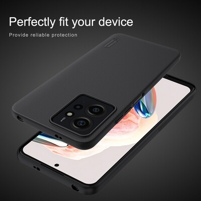 Пластиковый чехол Nillkin Super Frosted Shield Синий для Xiaomi Redmi Note 12 4G(3)