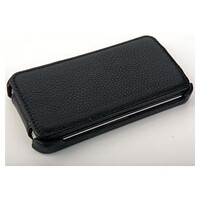 Кожаный чехол книга Armor Case Black для Nokia 603