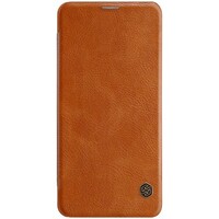 Кожаный чехол Nillkin Qin Leather Case Коричневый  для Huawei Honor Note 10